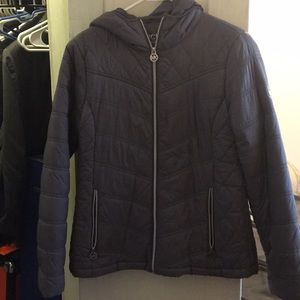 Grey Michael Kors lightweight winter jacket